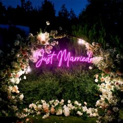 just married led neon sign light 5