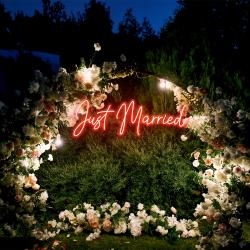 just married led neon sign light 7
