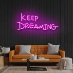keep dreaming led neon sign light 0