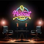 led neon sign for podcast show custom artwork design 0