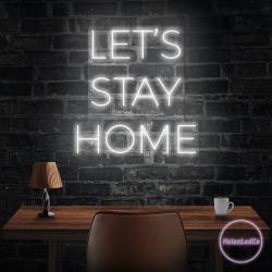 lets stay home led neon sign light 7