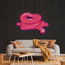 lip butter artwork led neon sign light 3