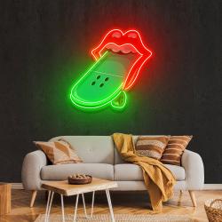 lip skateboard artwork led neon sign light 1