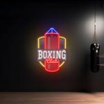 logo club boxing artwork led neon sign light 0