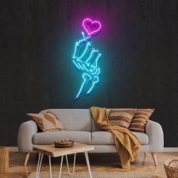 love handsign artwork led neon sign light 1