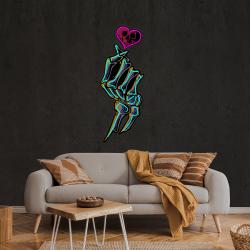 love handsign artwork led neon sign light 3