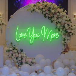 love you more led neon sign light 2