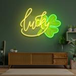 lucky st patricks day artwork led neon sign light 1 0