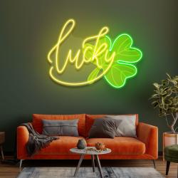 lucky st patricks day artwork led neon sign light 1 2