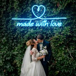 made with love 2 wedding led neon sign light 2