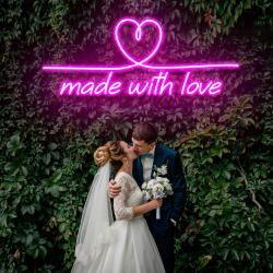 made with love 2 wedding led neon sign light 4