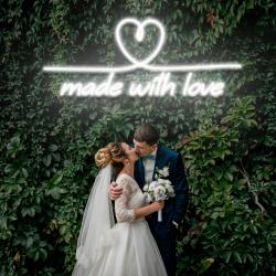 made with love 2 wedding led neon sign light 5