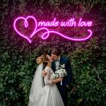 made with love wedding led neon sign light 0