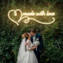 made with love wedding led neon sign light 1