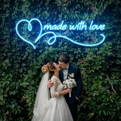made with love wedding led neon sign light 3