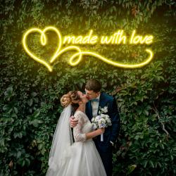 made with love wedding led neon sign light 4
