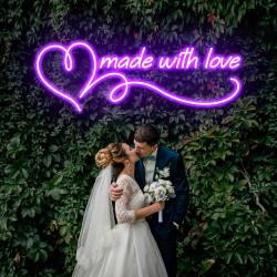 made with love wedding led neon sign light 5
