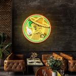 mexican burrito thumbs up artwork led neon sign light 0