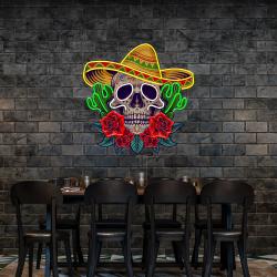 mexican food restaurants decor artwork led neon sign light 3