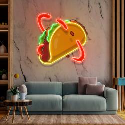 mexico taco restaurant artwork led neon sign light 1