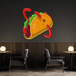 mexico taco restaurant artwork led neon sign light 3