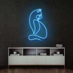 minimalist cat led neon sign light 3