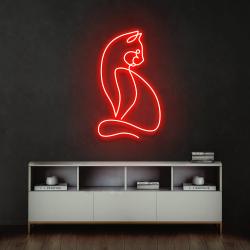 minimalist cat led neon sign light 7