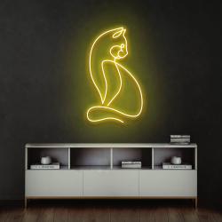 minimalist cat led neon sign light 9