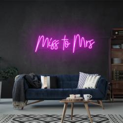 miss to mrs led neon sign light 1