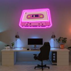 mp3 player art work led neon sign light 2