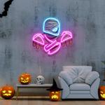 mummy halloween artwork led neon sign light 0