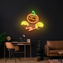 mummy pumpkin halloween artwork led neon sign light 2