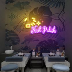 nail polish 1 artwork led neon sign light nail salon decoration 1 2