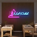 nail polish artwork led neon sign light 0