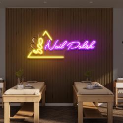 nail polish artwork led neon sign light 1