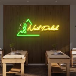 nail polish artwork led neon sign light 2