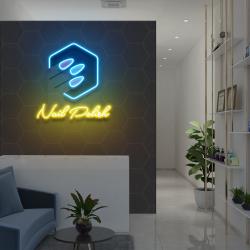 nail polish artwork led neon sign light nail salon decoration 1