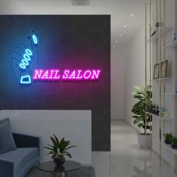 nail salon 1 artwork led neon sign light nail salon decoration 1