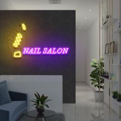 nail salon 1 artwork led neon sign light nail salon decoration 2