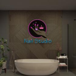 nail studio artwork led neon sign light nail salon decoration 3