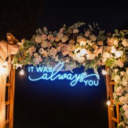 neon light sign for wedding it was alaways you neon sign neon last name sign wedding 3