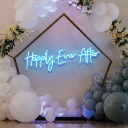 neon sign wedding backdrop happily even after led neon sign light wedding decoration 4