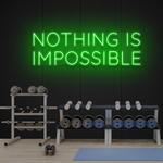 nothing is impossible led neon sign light 0