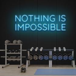 nothing is impossible led neon sign light 2