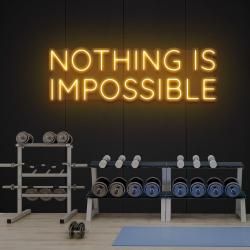 nothing is impossible led neon sign light 3
