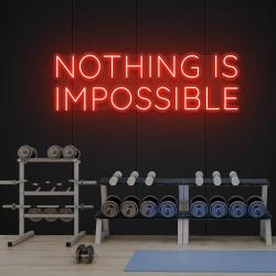 nothing is impossible led neon sign light 6