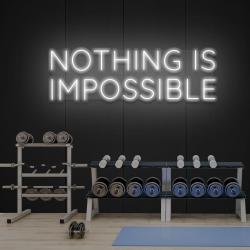 nothing is impossible led neon sign light 7