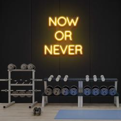 now or never led neon sign light 3
