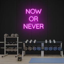 now or never led neon sign light 4