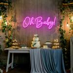 oh baby led neon sign light 0